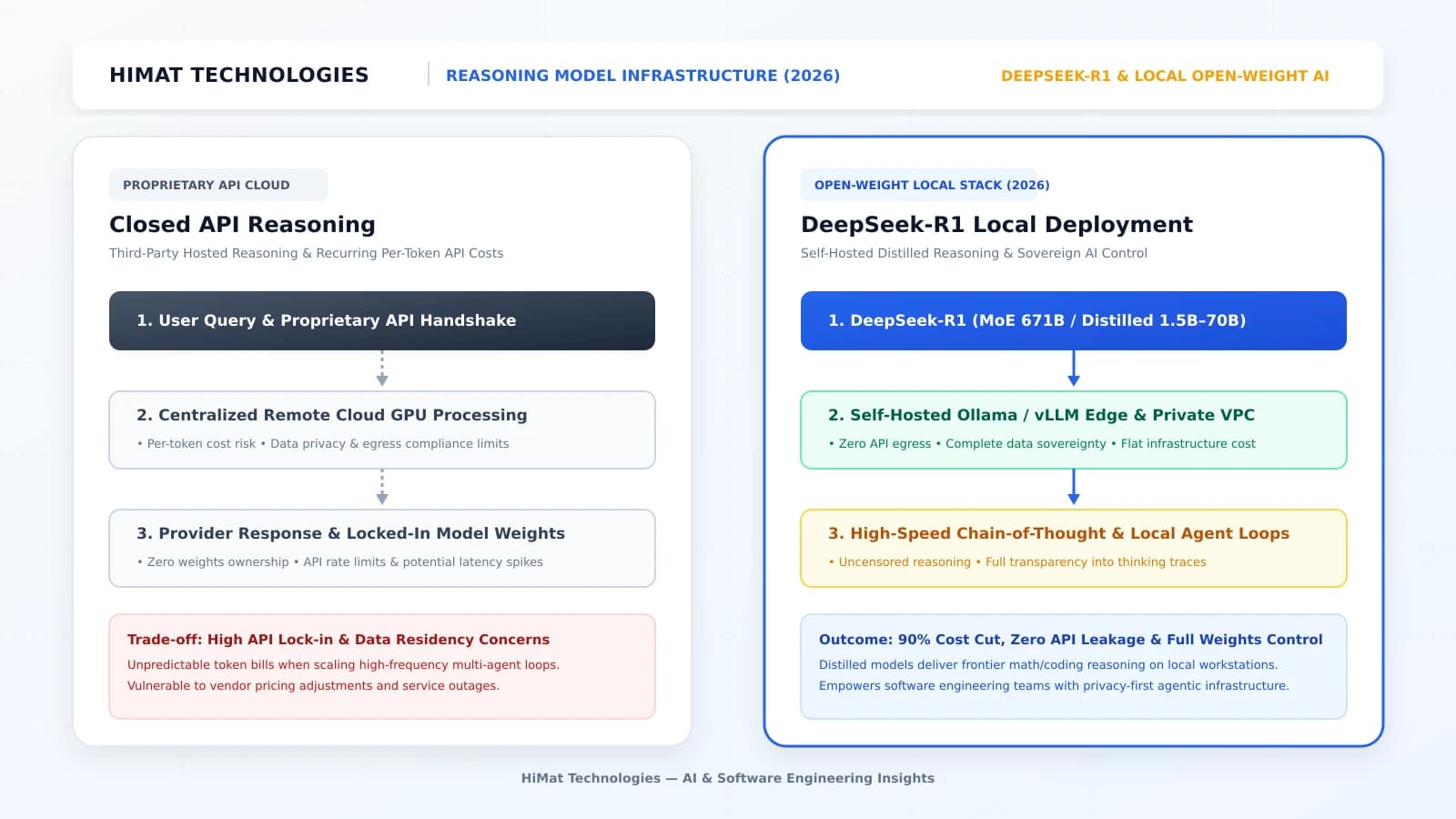 DeepSeek-R1 and Local Open-Weight Reasoning Model Architecture - HiMat Technologies