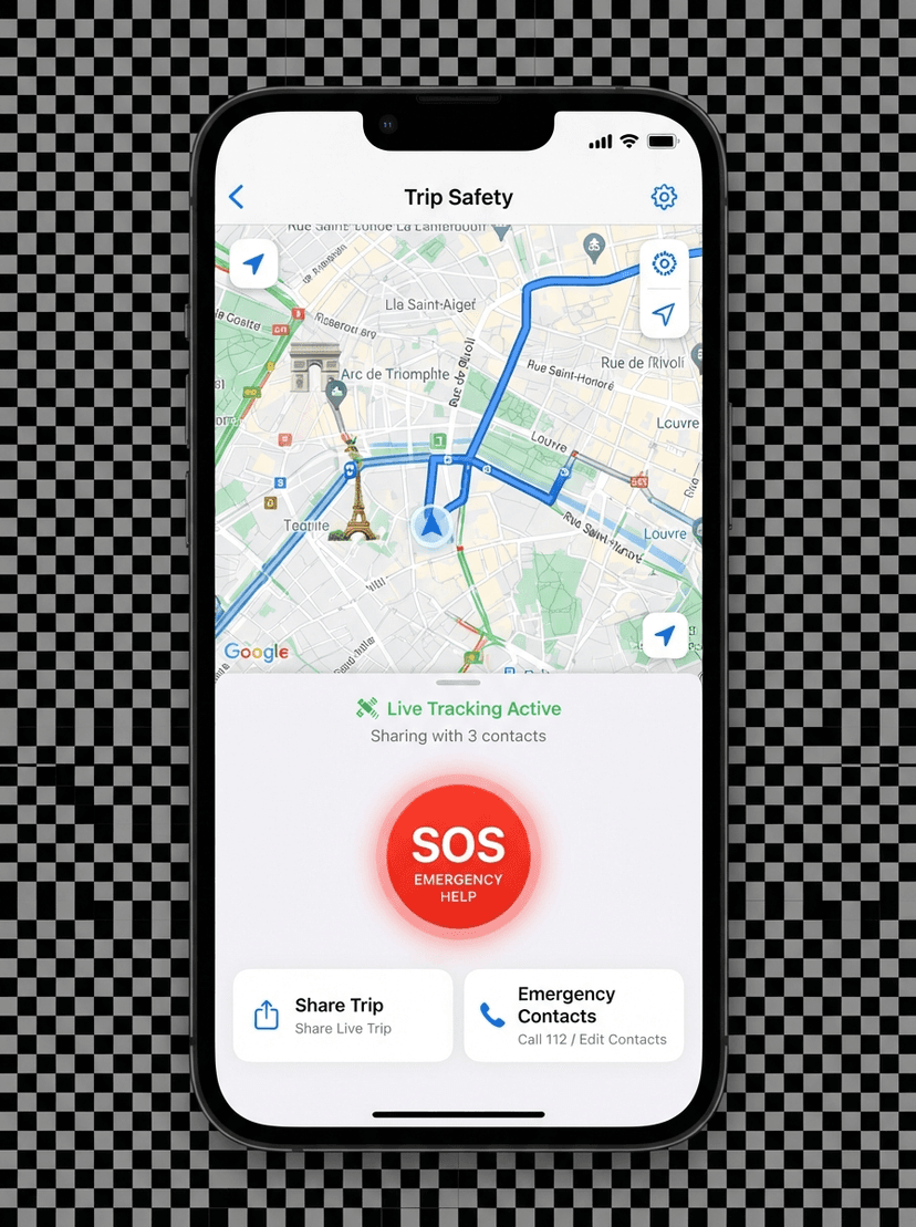 Safety tracking feature